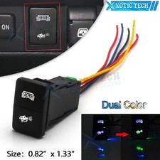 Factory 12v Dual Push Button Switch Wlightbardriving Light For Toyota Fog Drl