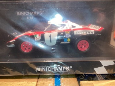 MINICHAMPS 1:18 LANCIA STRATOS ROHRL / GEISTDORFER WINNER DYNAVIT SAARLAND 1978