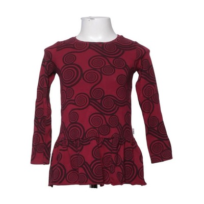 Me&i, Kleid, Größe: 98/104, Rot/Schwarz, Baumwolle/Elasthan/Modal, Print #3U5