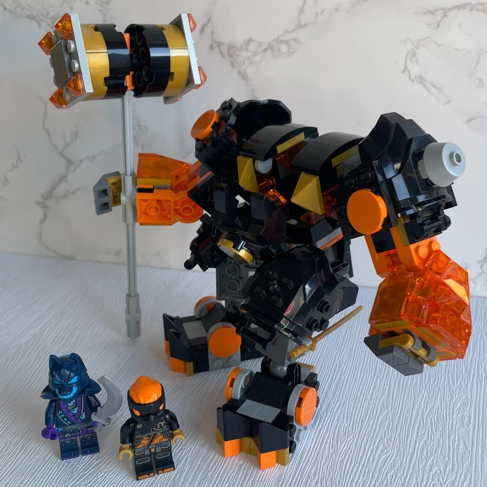 LEGO Ninjago Cole's Elemental Earth Mech 71806 Mech only No Minifigures VGC, photo 3 of 5