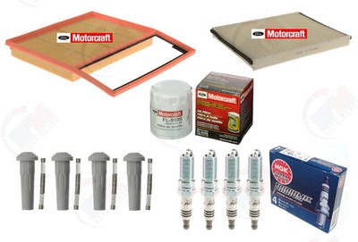 MOTORCRAFT Tune Up Kit w/ NGK Iridium SMP Boots for 2013-2018 Ford C-MAX Fusion