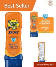 Sport Ultra SPF 30 Sunscreen Lotion - Water Resistant 8 Fl Oz for All Skin Types 1.64 per gallon