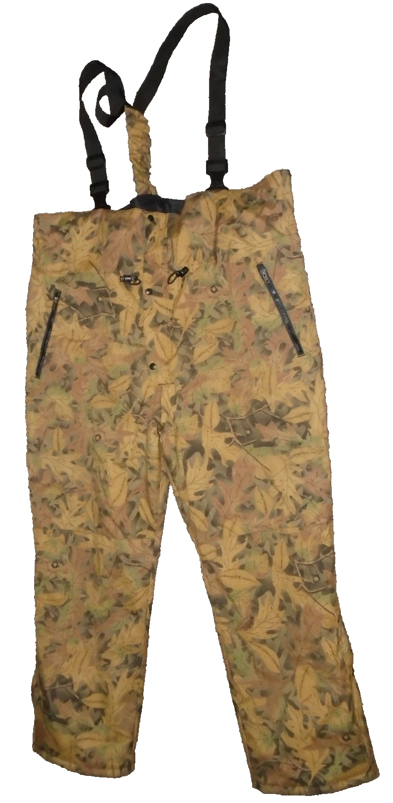 Mens 3XL Gander Mountain tru-Leaf Camo Insulated Bib Overalls Waterproof