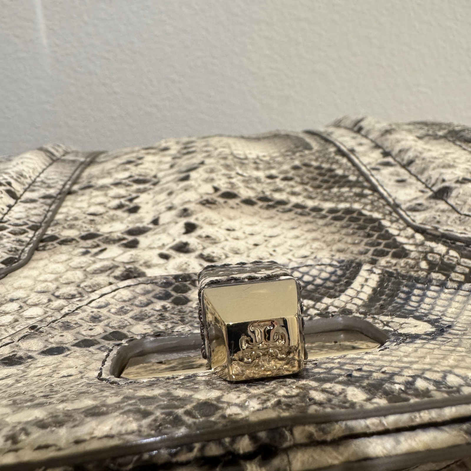 Tory Burch Women Bag Snake Pattern Python Shoulde… - image 18