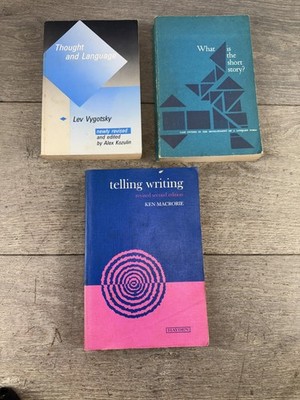 Vintage Thought & Language Vygotsky What Is Short Story Telling Writing Lot 3 PB