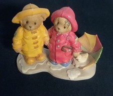 Cherished Teddies Joey and Lindsey We can Weather Any Storm Together Figure 1991
