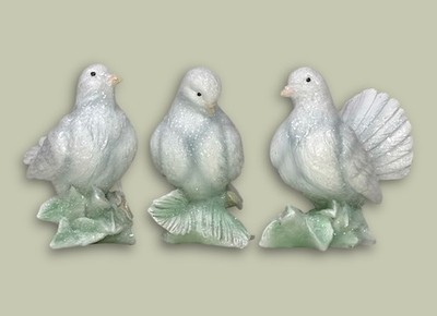 Goodwill Weihnachtsdeko Christbaum Paradies Eis Vogel Taube Aufhänger 11,5cm NEU