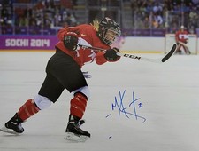Meghan Agosta Signed 8.5x11 Photo 2014 Team Canada Women's Hockey Autograph 