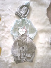Handmade Baby Cardigans Set Newborn