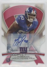 2013 Topps Platinum Die-Cut Ribbons BCA Pink Jason Pierre-Paul Auto nd3