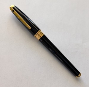 S.T. Dupont Orpheo (Olympio) rollerball, black lacquer/gold
