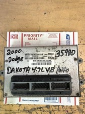 2000 00 Dodge Dakota 4.7l V8 At Engine Computer Ecm Ecu Pcm 56040359ad 359
