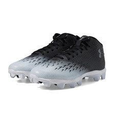 Under Armour Spotlight Franchise RM 4.0 Football Cleats Mens 10 Black White NWOB