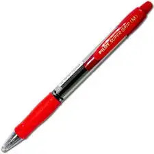 3 bis 72x PILOT Druckkugelschreiber SUPER GRIP M, rot - SPARE BIS ZU 71%
