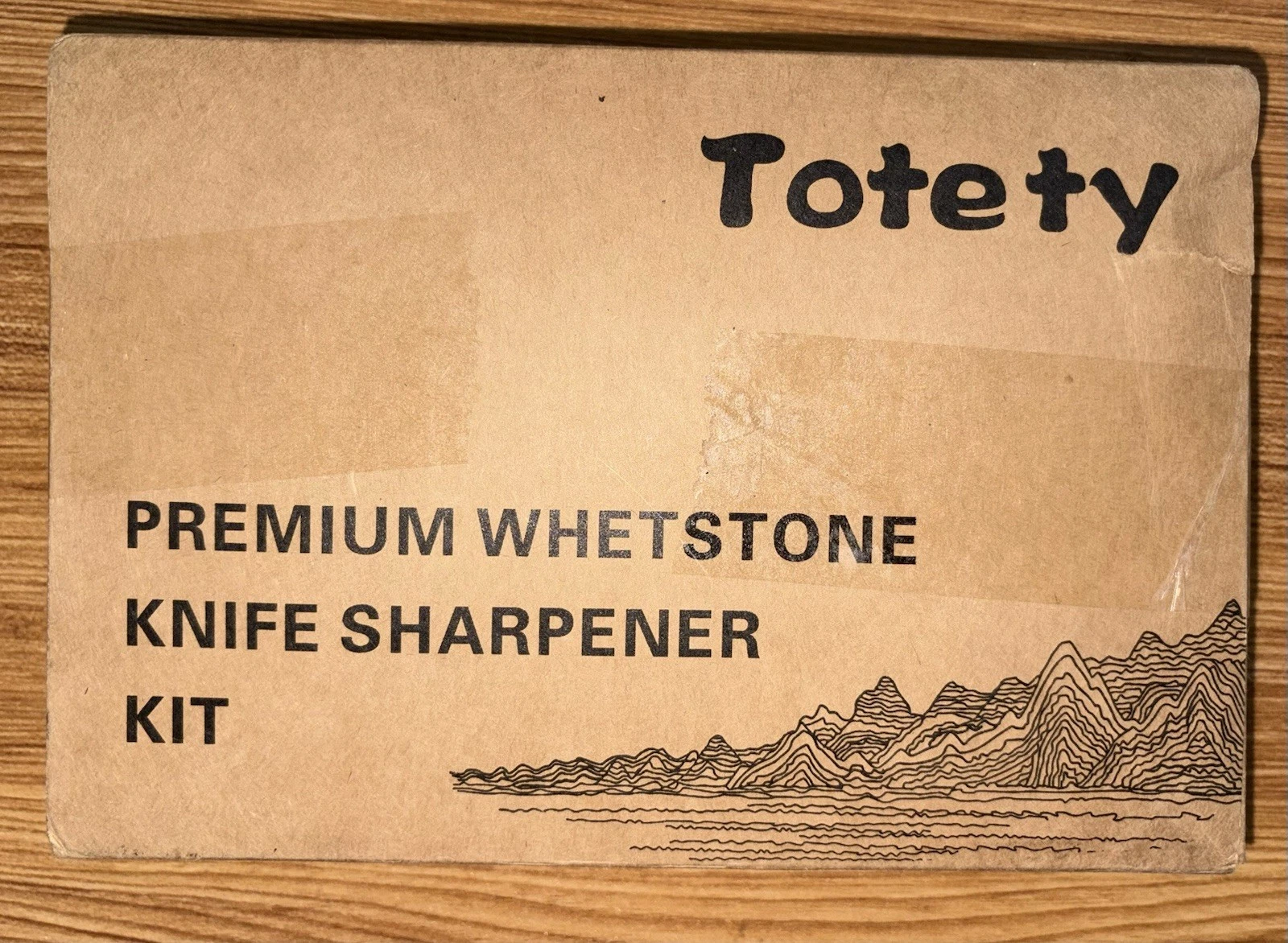 Totety Premium Whetstone Knife Sharpener Kit.