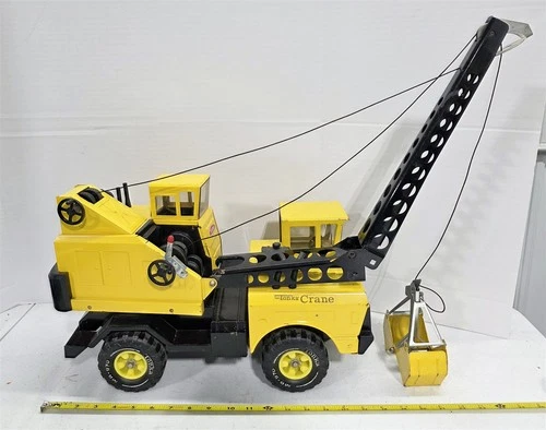 T-173 VINTAGE 70'S MIGHTY TONKA PRESSED STEEL CONSTRUCTION VEHICLE