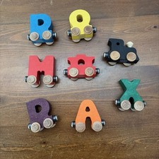 Name Trains 8 Piece Set Maple Vermont Landmark Brio Thomas Compatible