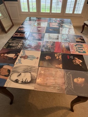 Lot of 30 Vintage Vinyl Various female vocalist and pop LPs from the 1960s 1980s