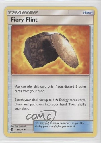 Fiery Flint Pokémon Sun & Moon Dragon Majesty #60