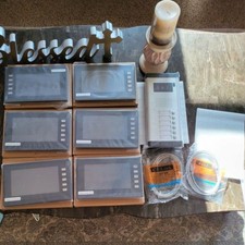 Wired Video Door Phone Intercom System 6 Monitor Kit 7" Screen for Apartment