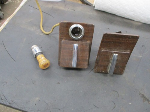 1939 Packard 1703 Sedan Rear Seat Arm Rest Ash Trays R&L w/ Cigarette Lighter - Picture 2 of 10