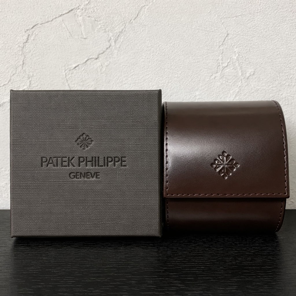 New Patek Philippe Watch Travel Case Leather Pouch H997 Box Storage