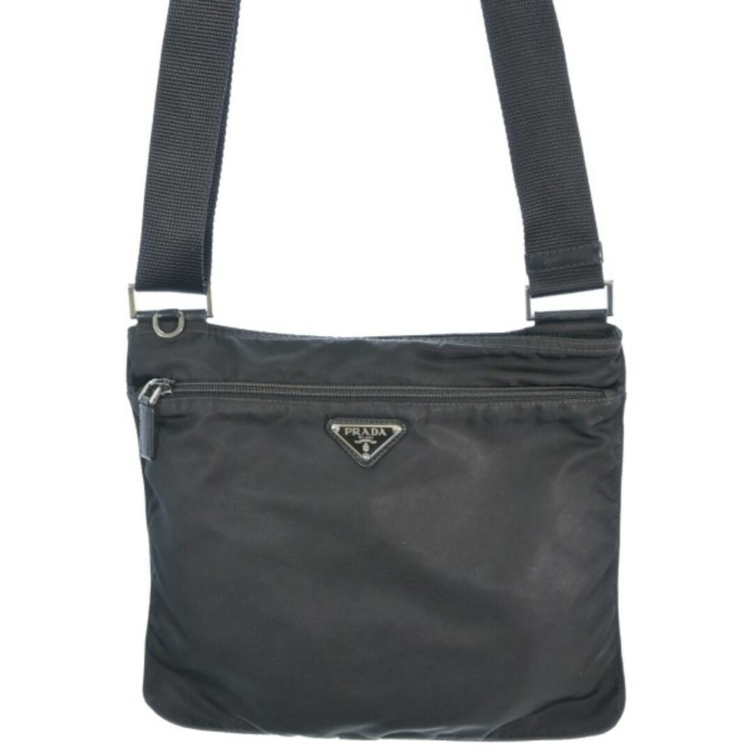 Vintage Black Prada Shoulder Bag Rare Pre-Owned Free Shipping