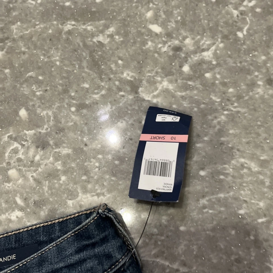 Pantalones de mezclilla para mujer Bandolino Mandie talla 10S pierna corta recta Foto 3 de 4