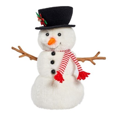 Hansa Toy 7600 Schneemann 29 cm Kuscheltier Stofftier Plüschtier