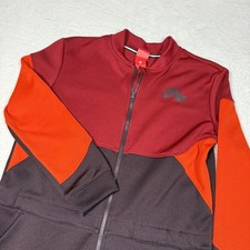 Nike Air Tracksuit One Piece Mens Medium Burgundy Orange Colorblock