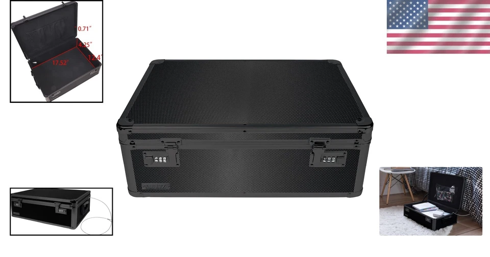 Dorm Security Trunk - Combination Lock Storage Box - Image 2 of 4