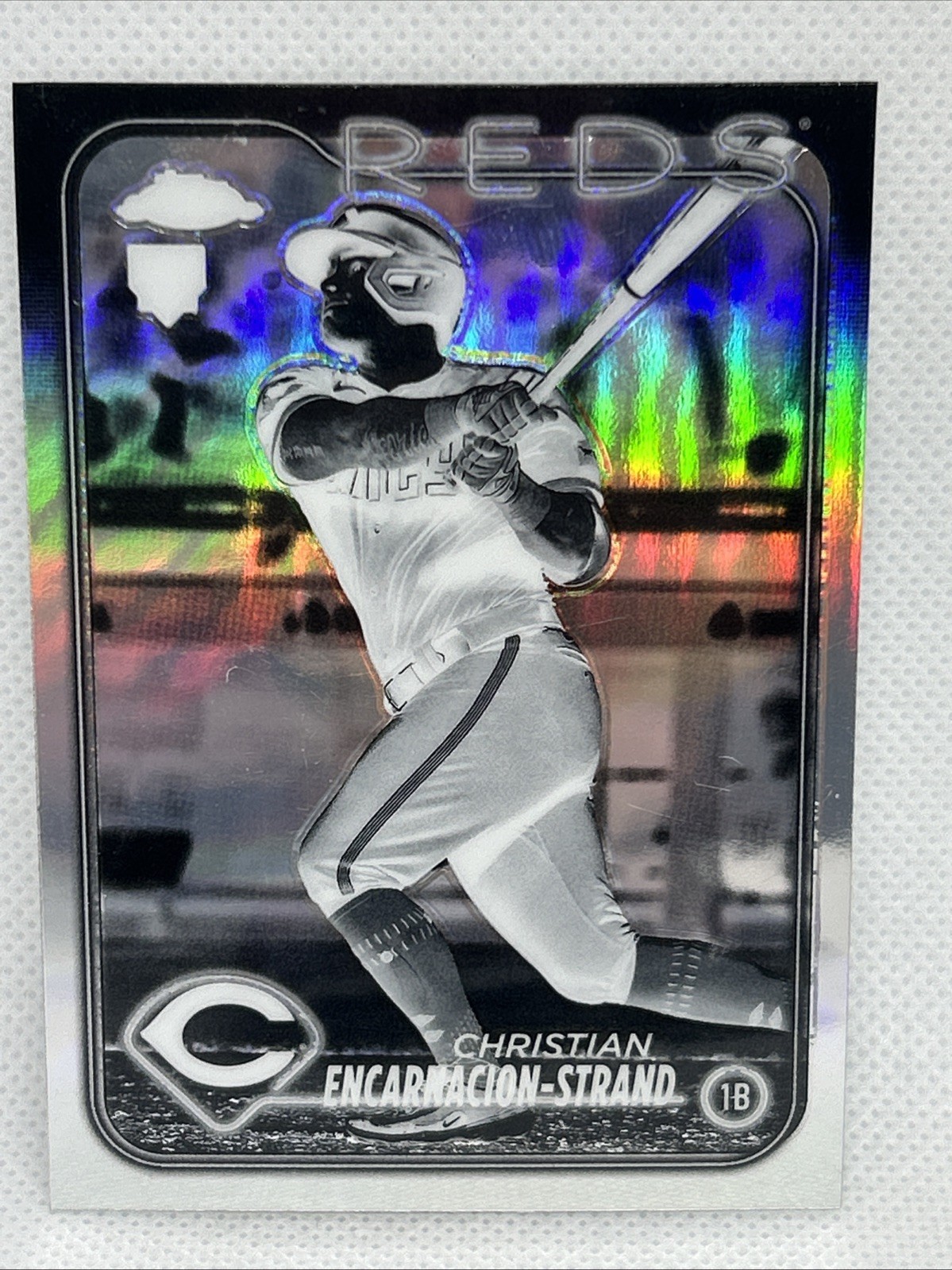 CHRISTIAN ENCARNACION-STRAND 2024 Topps Chrome Negative Refractor #65 Rookie RC