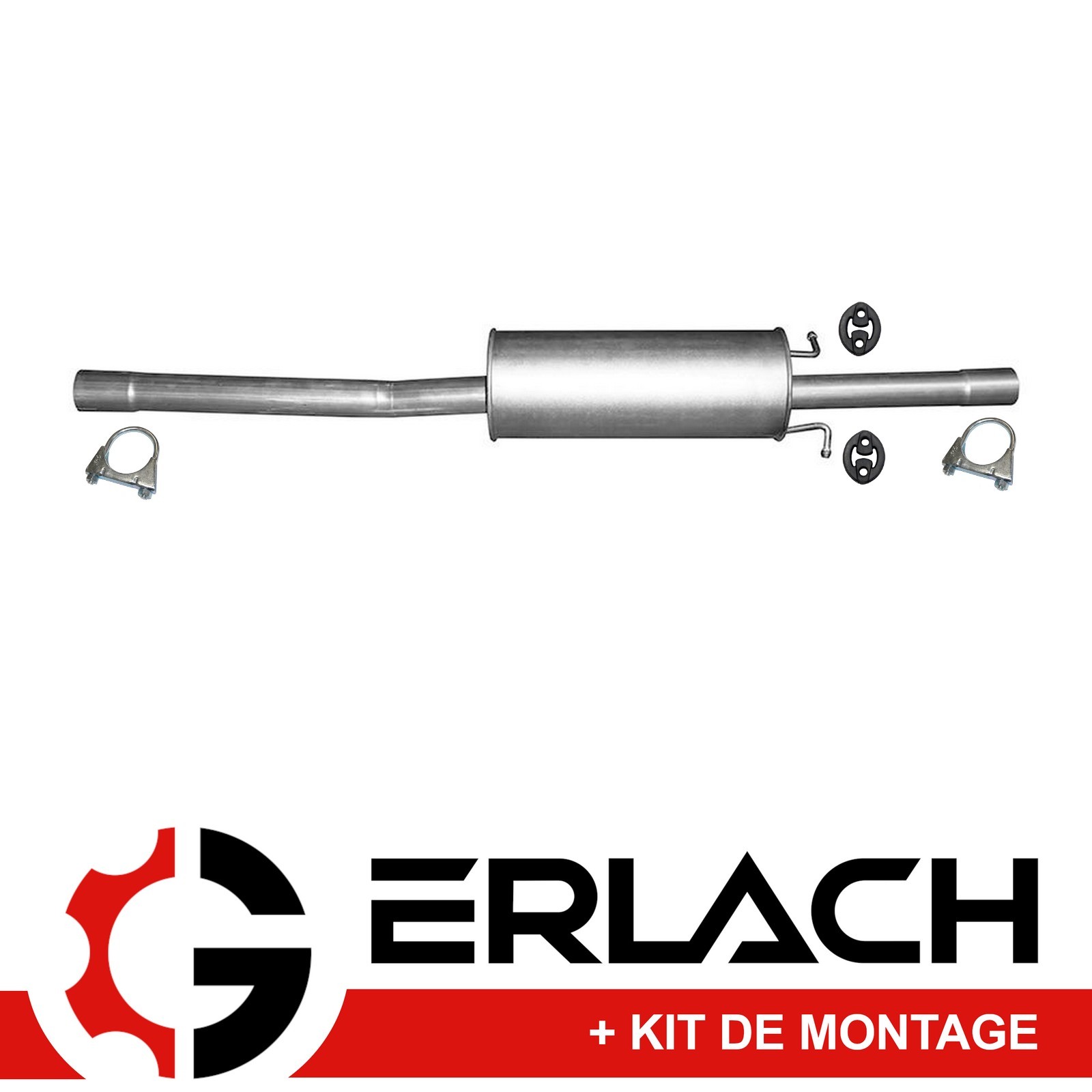 Silencieux intermédiaire Ford Tourneo V363 anti-vibration contre le bruit 8257