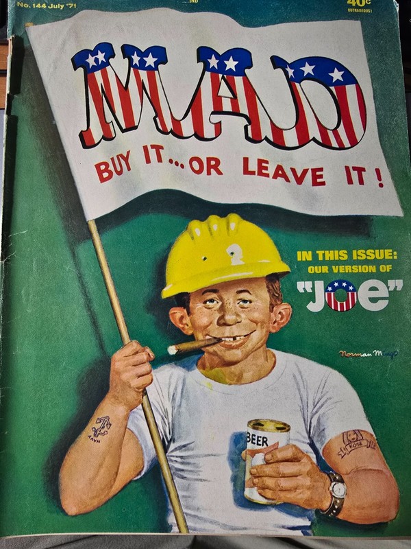 Mad Magazine #144 July 1971 Buy It ... Or Leave It! Shmoe, The F.I.B.
