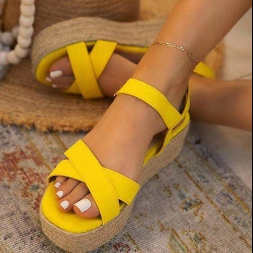 light yellow wedges