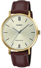 CASIO LTP-VT01GL-9BUDF OROLOGIO DONNA PELLE MARRONE DORATO 35mm SOTTOCOSTO