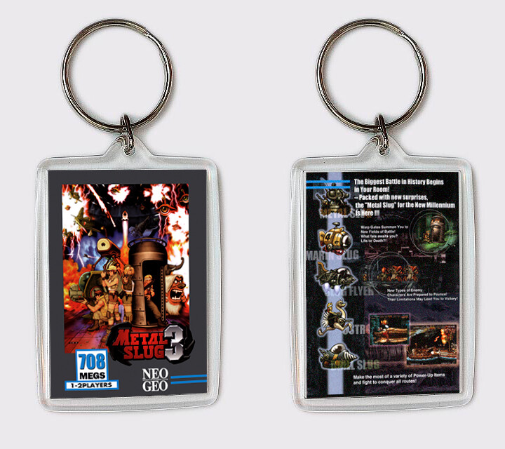 Metal Slug 3 neo geo Porte-Clés Porte-Clé