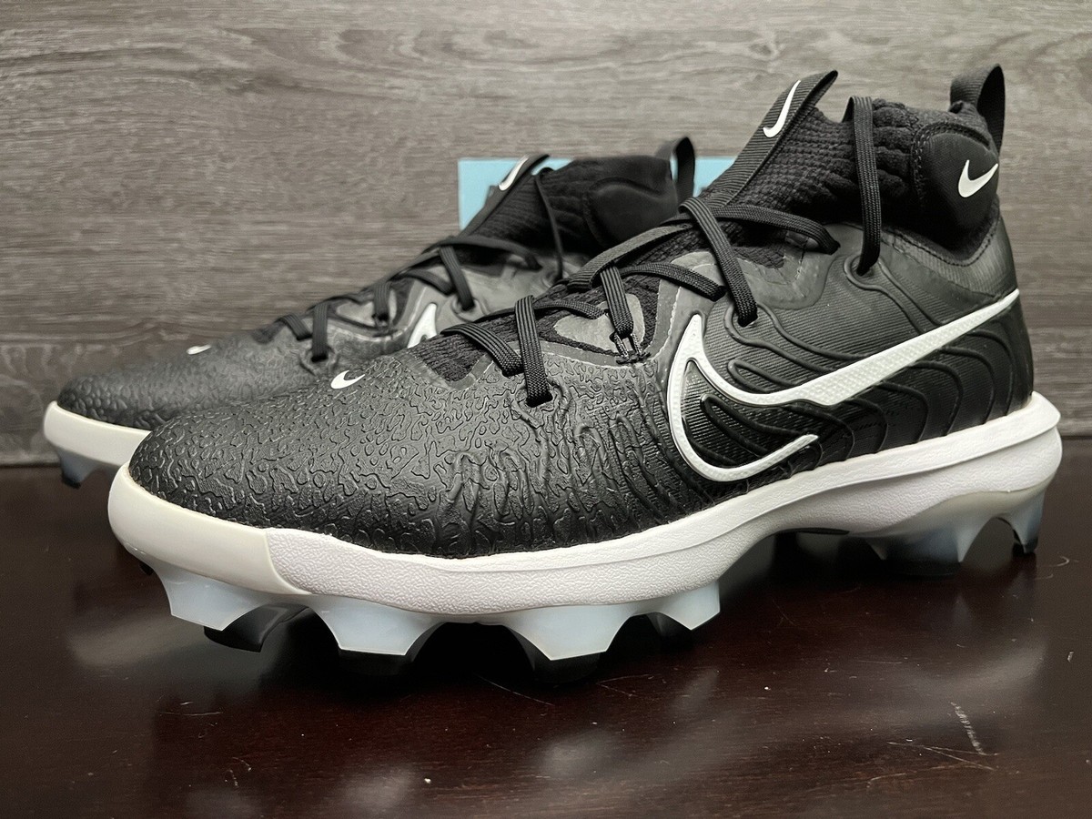 Nike Alpha Huarache NXT MCS White Black Baseball Cleats DJ6519-107 Men’s Sz 12 Nike Alpha Huarache NXT MCS White Black Baseball Cleats  main image 2