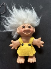 Vintage Thomas DAM Troll Doll - Glass Eyes Approx. 6  Tall 1960  s