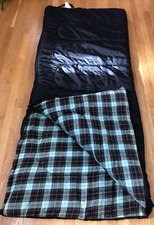 Vintage  DUPONT HOLLOFIL 808 Academy Broadway  Fleece Lined Adult Sleeping Bag