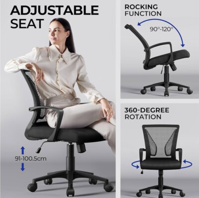 Sihoo Ergonomics Office Chair Adjustable Headrests and Lumbar