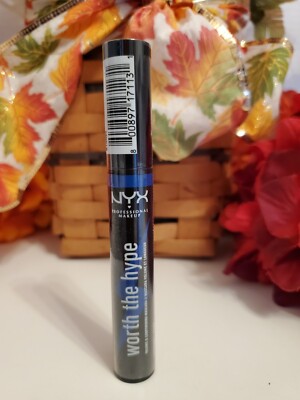 NYX ~  Worth The Hype ~ Volume & Lengthening  Mascara   WTHM03 Blue ~ 2.3oz NEW