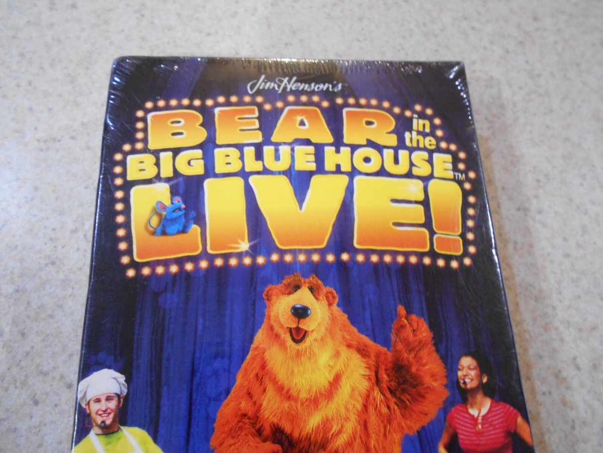 Bear in the Big Blue House Live VHS 2003 Jim Henson Stage Show
