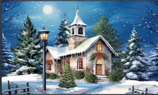 Holly Night Indoor/Outdoor 18"x30" Doormat by Briarwood Lane