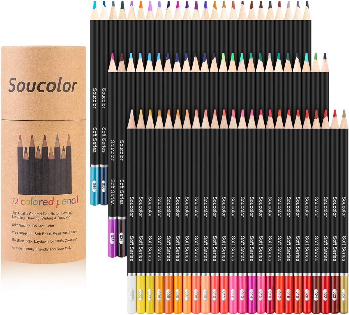 Set With Soucolor Box For Drawing And Art