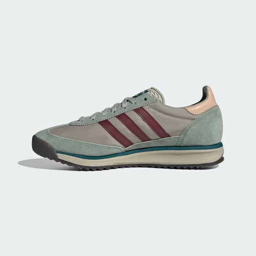 Mens adidas SL 72 RS Shoes IG4644 Putty Grey / Shadow Red / Legacy Teal - Picture 7 of 8