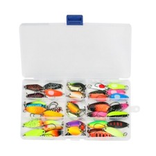 Fishing Accessories Hard Baits Sequined Fishing Spoon Lure Casting Spinner Baits