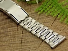 Kestenmade USA Vintage 19mm Deployment Stainless Steel Watch Band NOS Unused