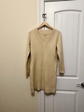 Beige Sweater Dress 