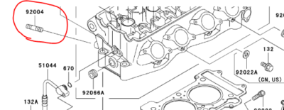 Kawasaki ZXR750 ZX-7RR ZX-7R Ninja stainless exhaust studs and